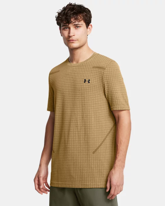 Under Armour Camiseta de manga corta UA Seamless Grid para hombre   Ofertas especiales