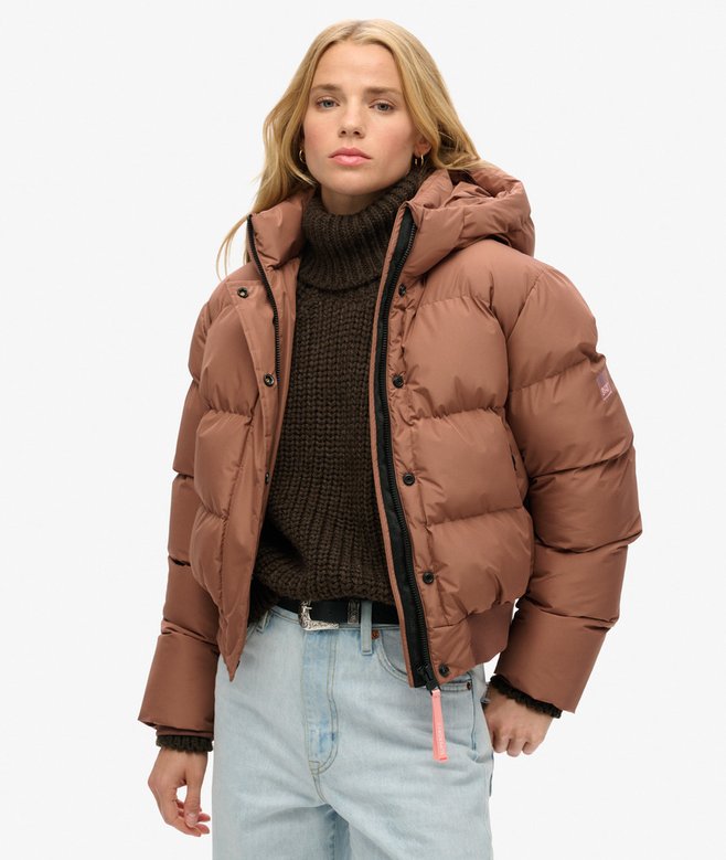 superdry Cazadora bómber acolchada con capucha Sports