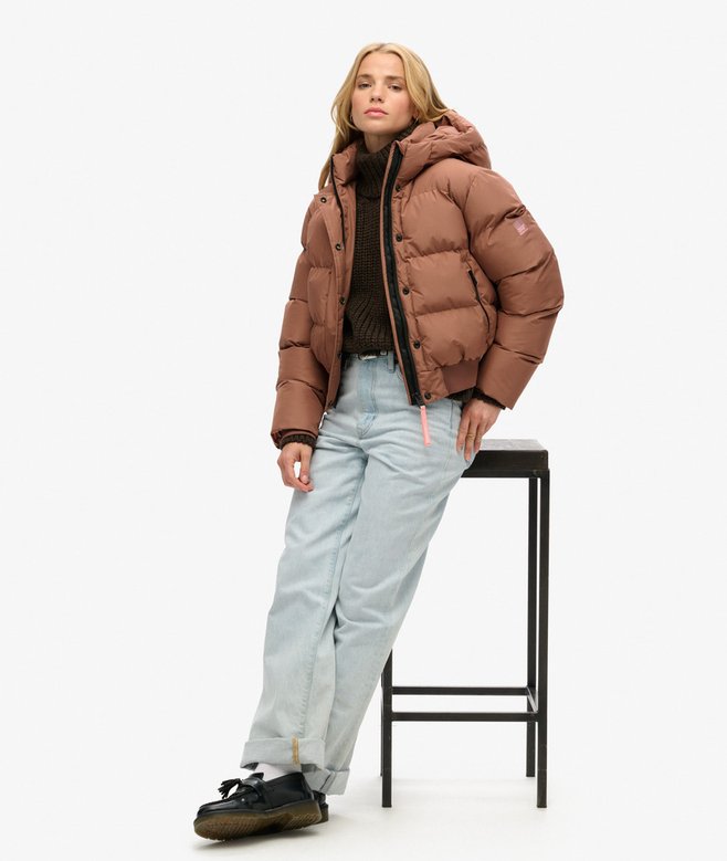 superdry Cazadora bómber acolchada con capucha Sports Superdescuento