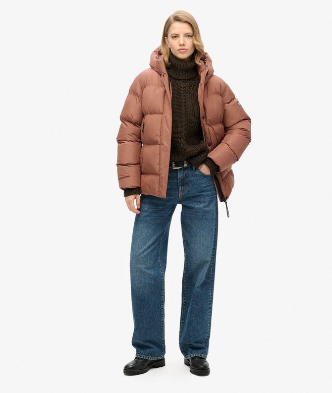 superdry Chaqueta acolchada con capucha Sports Liquidación