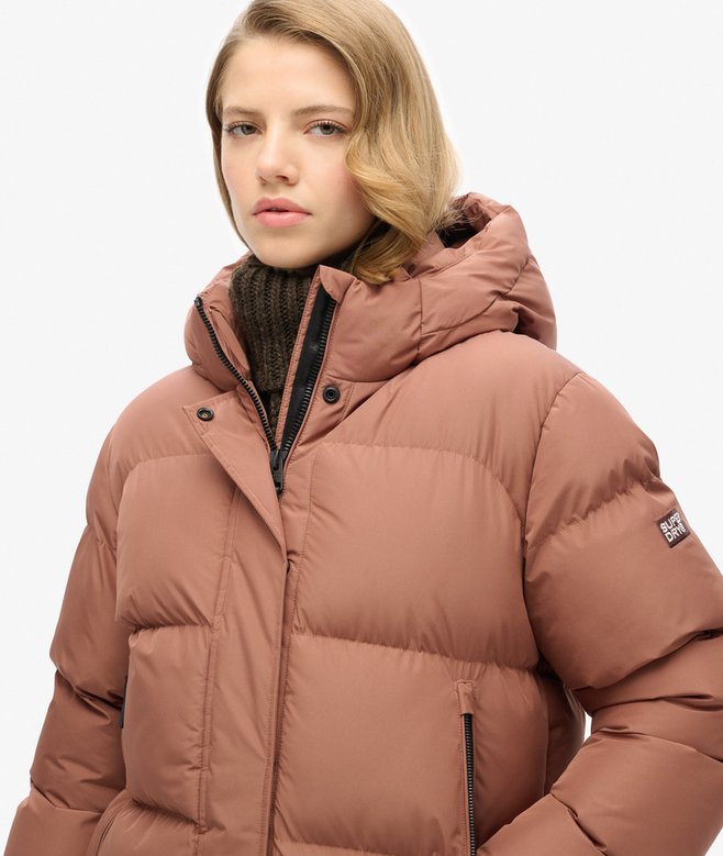 superdry Chaqueta acolchada con capucha Sports Liquidación