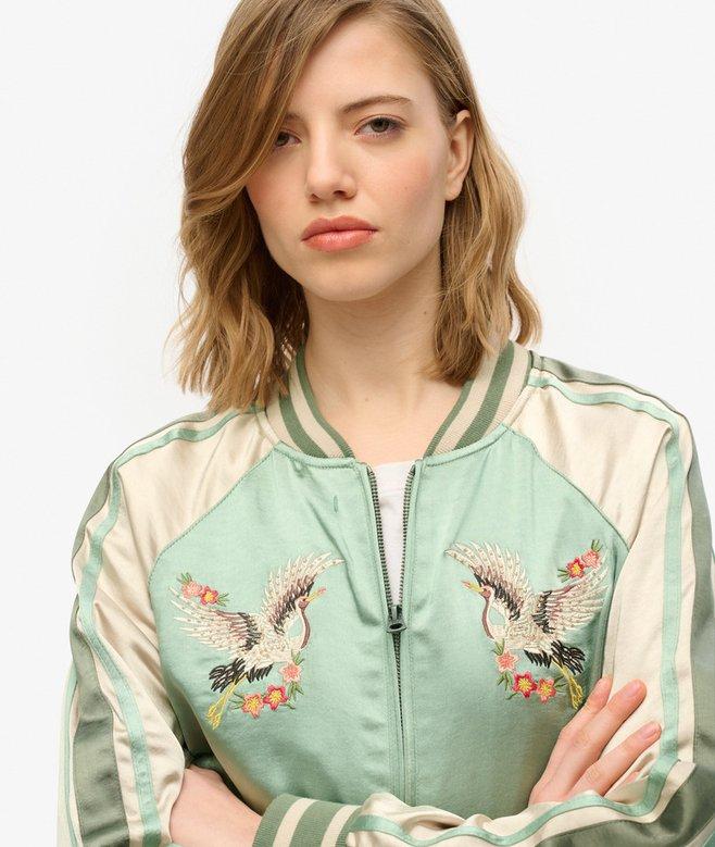 superdry Cazadora bómber con bordado de Suikajan Tienda de fábrica