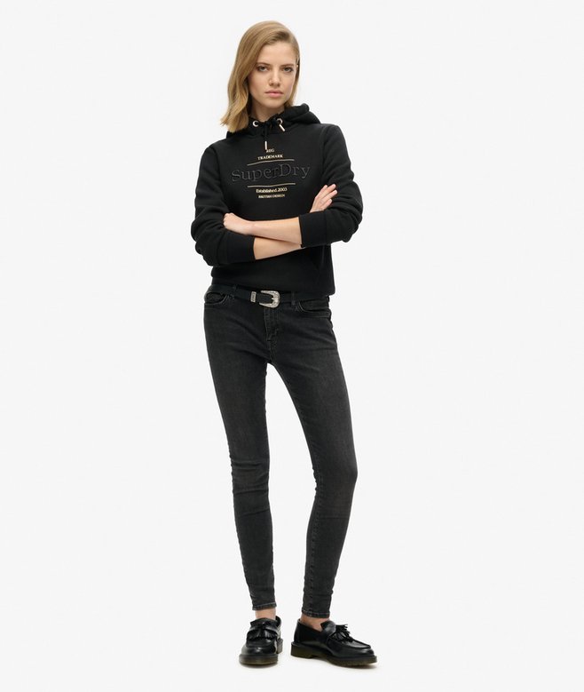 superdry Sudadera con capucha y logotipo metalizado Luxe Libre de impuestos