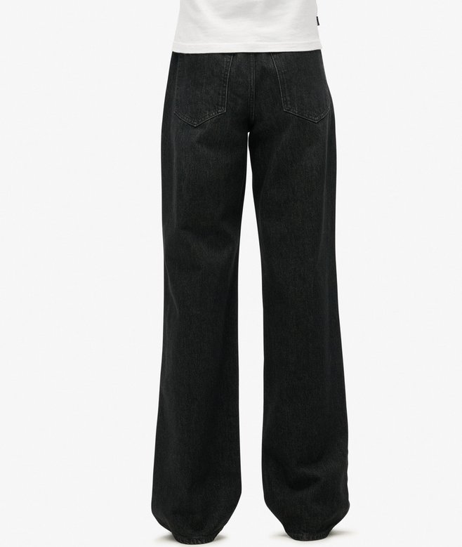 superdry Vaqueros de algodón orgánico con pernera ancha Última moda