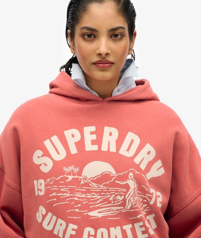 superdry Sudadera extragrande con capucha Lo-fi Outdoor Descuento por venta flash