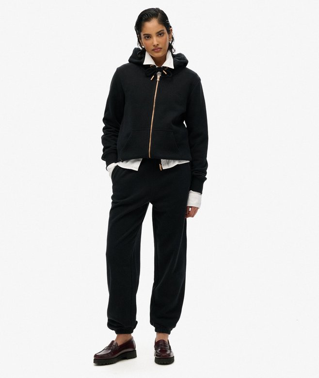 superdry Sudadera con capucha cremallera y logo Essential En línea