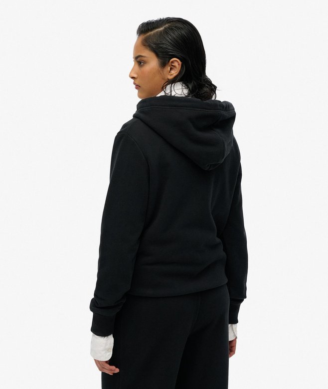 superdry Sudadera con capucha cremallera y logo Essential En línea