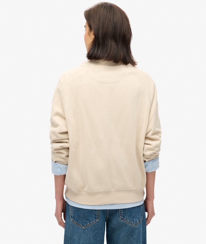 superdry Jersey de espiguilla de cuello redondo Country Club Outlet online
