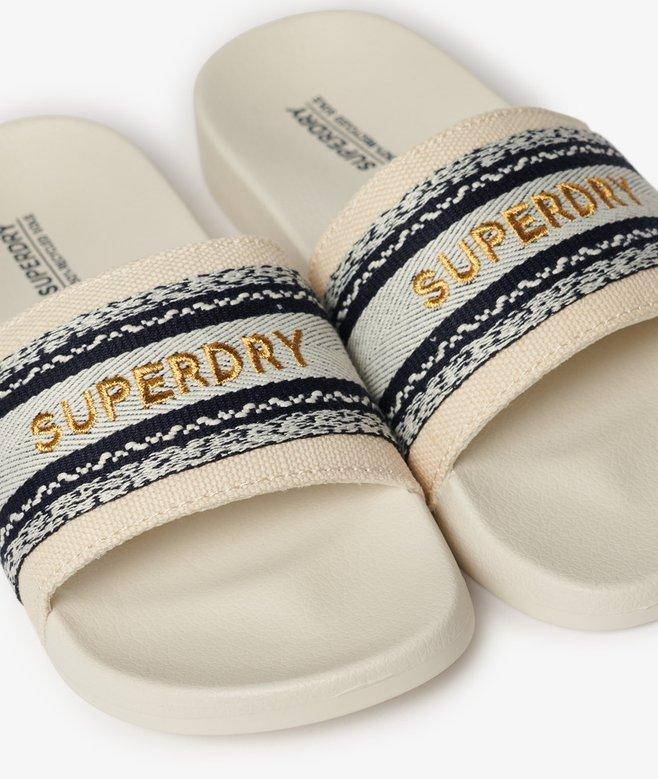 superdry Chanclas de piscina veganas de tira tejida Tienda