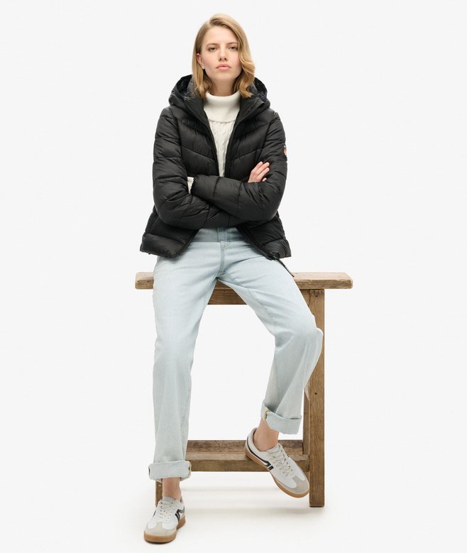 superdry Chaqueta acolchada con capucha Fuji Liquidación