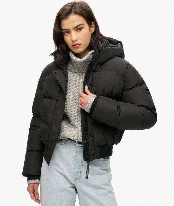superdry Cazadora bómber acolchada con capucha Sports