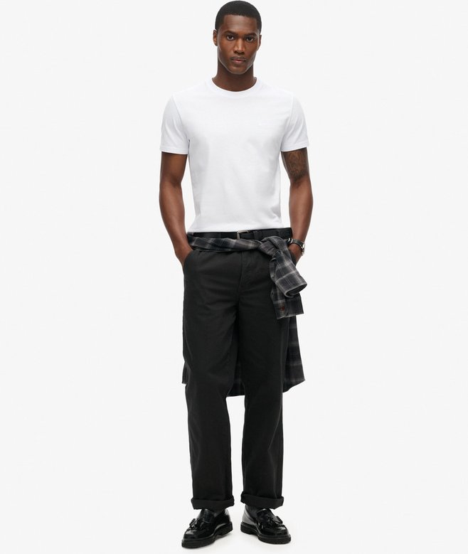 superdry Camiseta de algodón orgánico con logotipo Essential Últimos 2 días