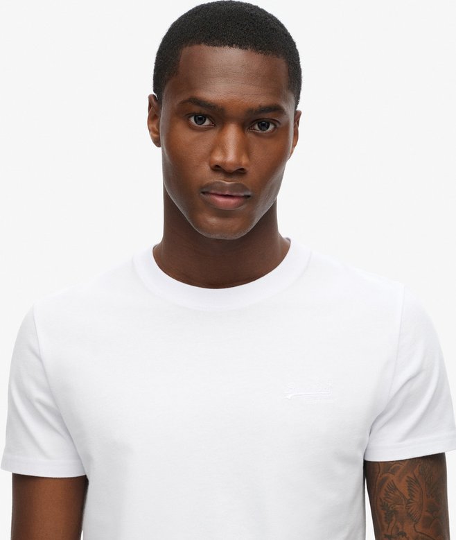 superdry Camiseta de algodón orgánico con logotipo Essential Últimos 2 días