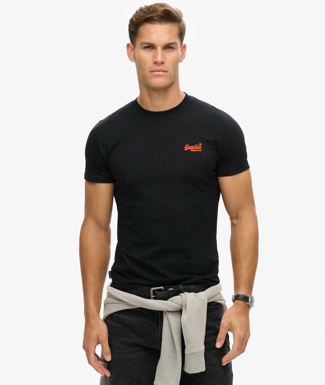 superdry Camiseta de algodón orgánico con logotipo Essential
