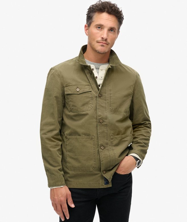 superdry Chaqueta de trabajo de algodón Merchant Store Precio de fábrica