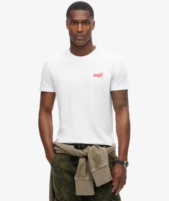 superdry Camiseta de algodón orgánico con logotipo Essential