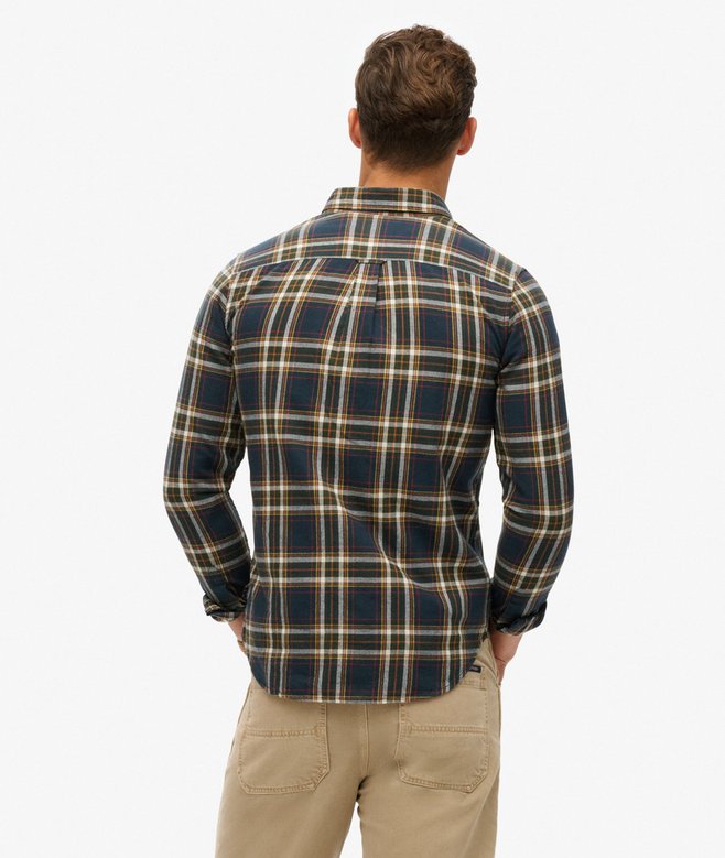 superdry Camisa de algodón orgánico a cuadros vintage Solo hoy