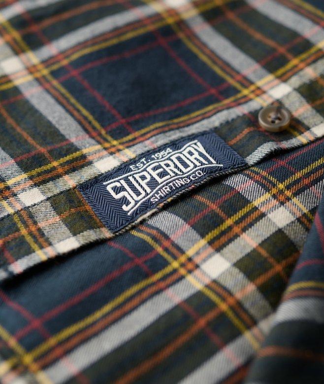 superdry Camisa de algodón orgánico a cuadros vintage Solo hoy