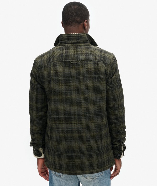 superdry Sobrecamisa a cuadros de lana forrada de tejido polar Oferta especial de fábrica