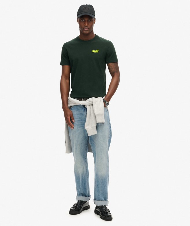 superdry Camiseta de algodón orgánico con logotipo Essential Promoción trimestral