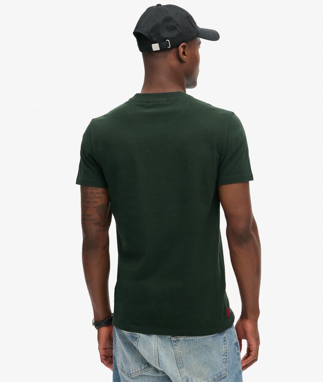 superdry Camiseta de algodón orgánico con logotipo Essential Promoción trimestral