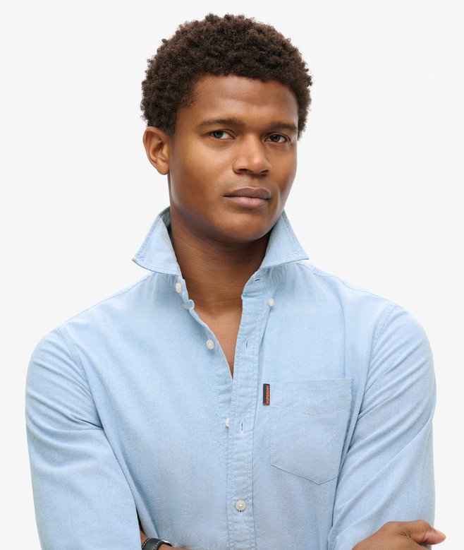 superdry Camisa Oxford de manga larga Solo queda un día