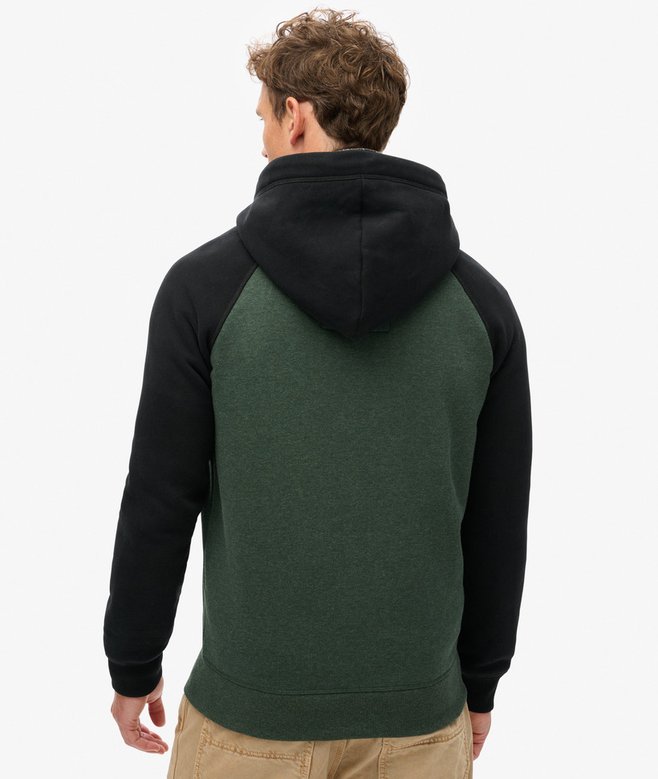 superdry Sudadera de béisbol con capucha y cremallera Essential Limitado a 3 días