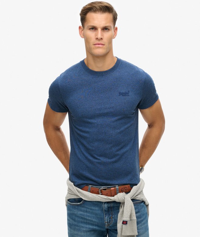 superdry Camiseta de algodón orgánico con logotipo Essential