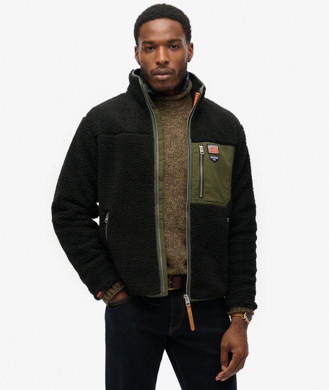 superdry Forro polar con cremallera integral Vintage Retro
