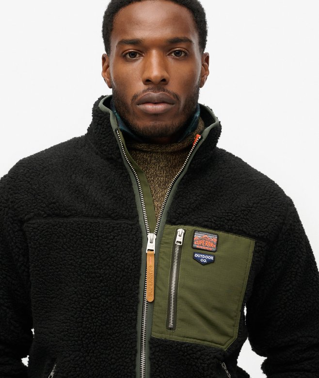 superdry Forro polar con cremallera integral Vintage Retro Descuentos del mes