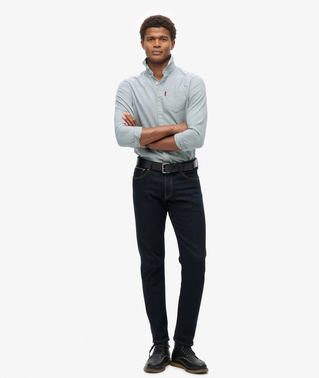 superdry Camisa Oxford de manga larga Oferta exclusiva