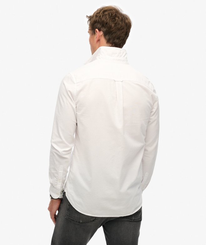 superdry Camisa Oxford de manga larga Ofertas de temporada