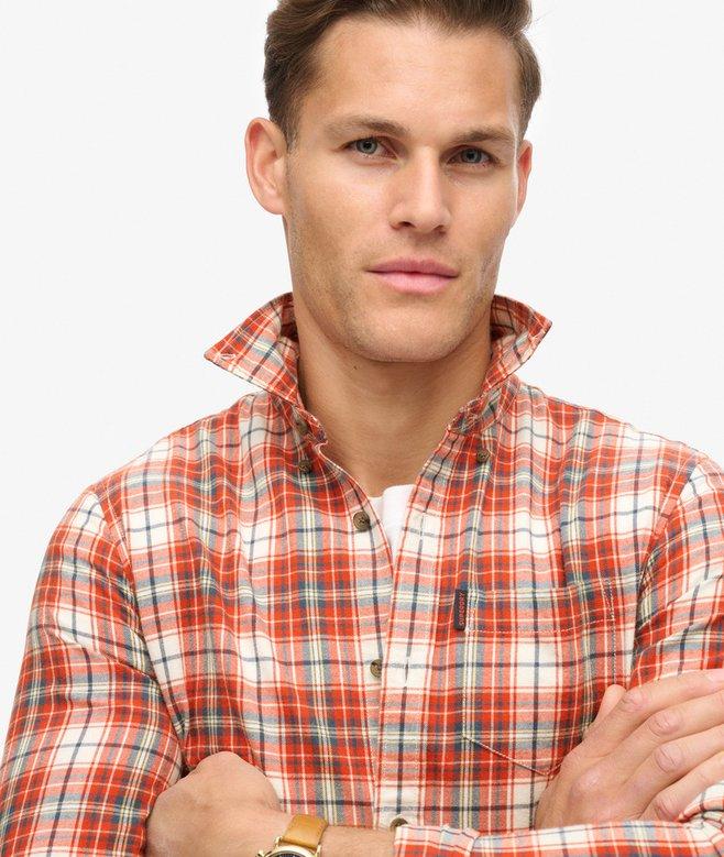 superdry Camisa de algodón orgánico a cuadros vintage Outlet online