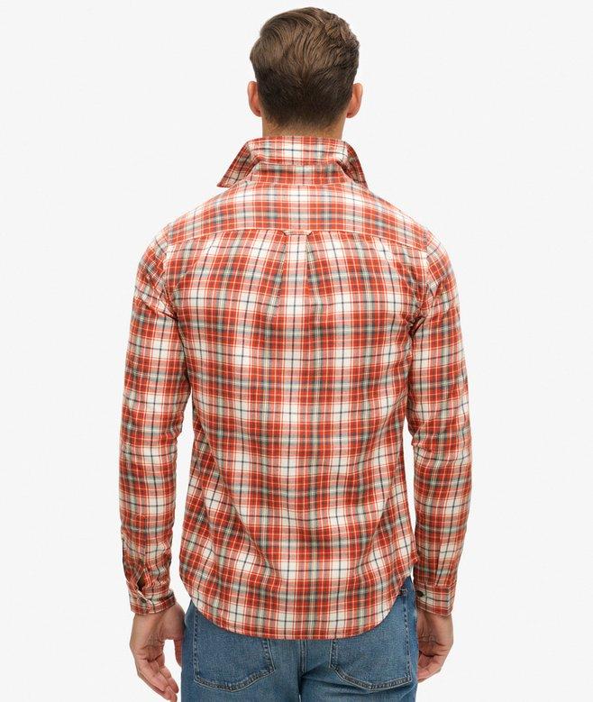 superdry Camisa de algodón orgánico a cuadros vintage Outlet online
