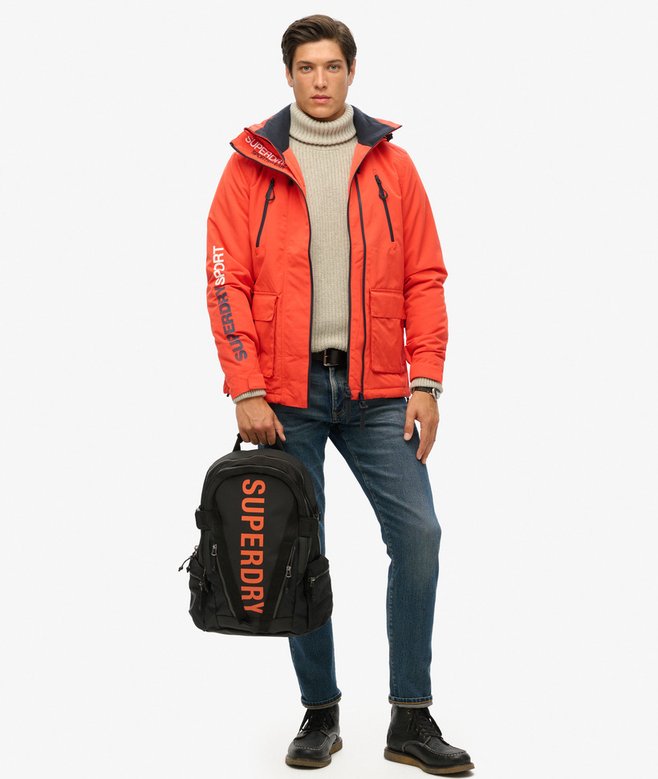superdry Mochila de lona con gráfico Mountain Ventas relámpago