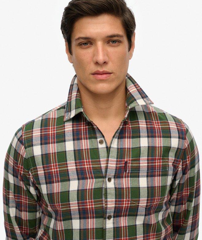 superdry Camisa de algodón orgánico a cuadros vintage Descuento