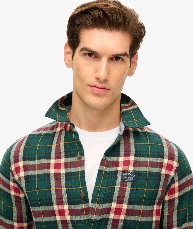 superdry Camisa de leñador de algodón de manga larga Tienda
