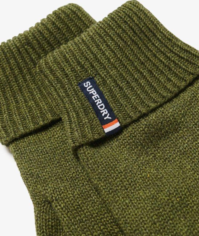 superdry Guantes de punto con logotipo Essential Solo hoy