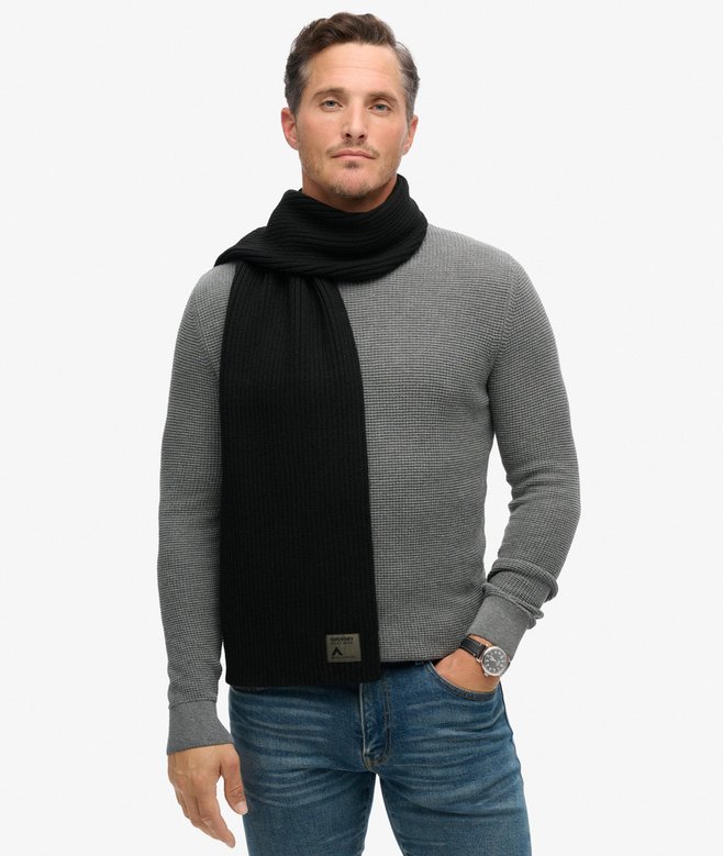 superdry Bufanda de punto Workwear Oferta especial de fábrica