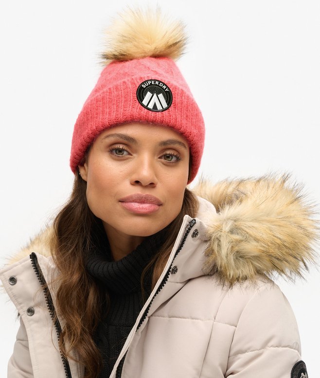 superdry Gorro de punto trenzado Luxe Superdescuento