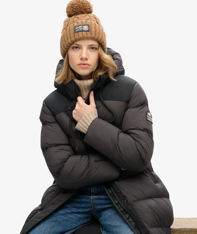 superdry Gorro de punto trenzado grueso Grandes descuentos