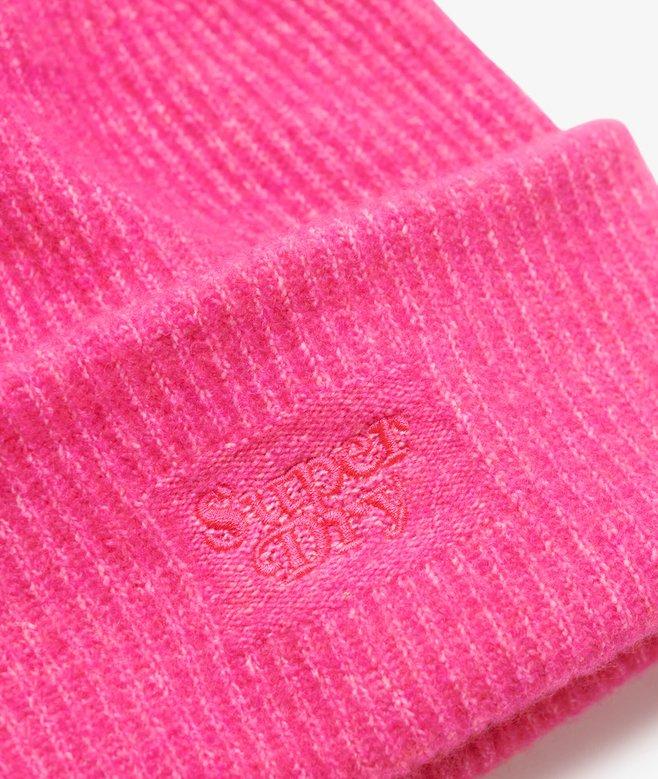 superdry Gorro de punto de canalé suave Tienda de fábrica