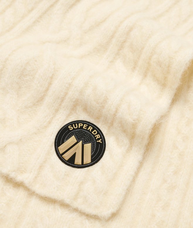 superdry Bufanda de punto trenzado Luxe Precios de Black Friday