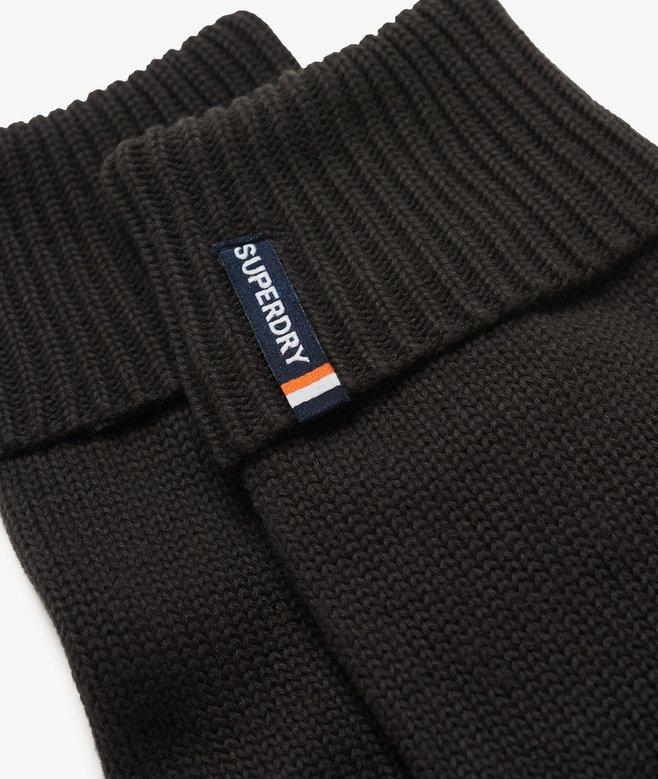 superdry Guantes de punto con logotipo Essential En oferta
