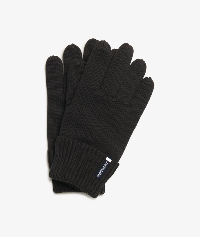 superdry Guantes de punto con logotipo Essential En oferta