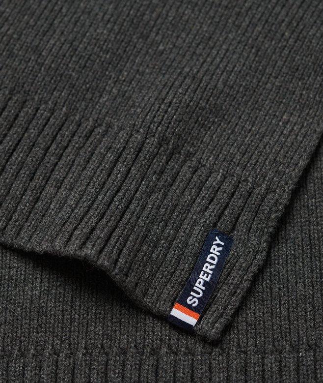 superdry Bufanda de punto con logotipo Essential Rebajas de fin de temporada