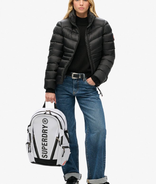 superdry Mochila de lona Devoluciones gratuitas