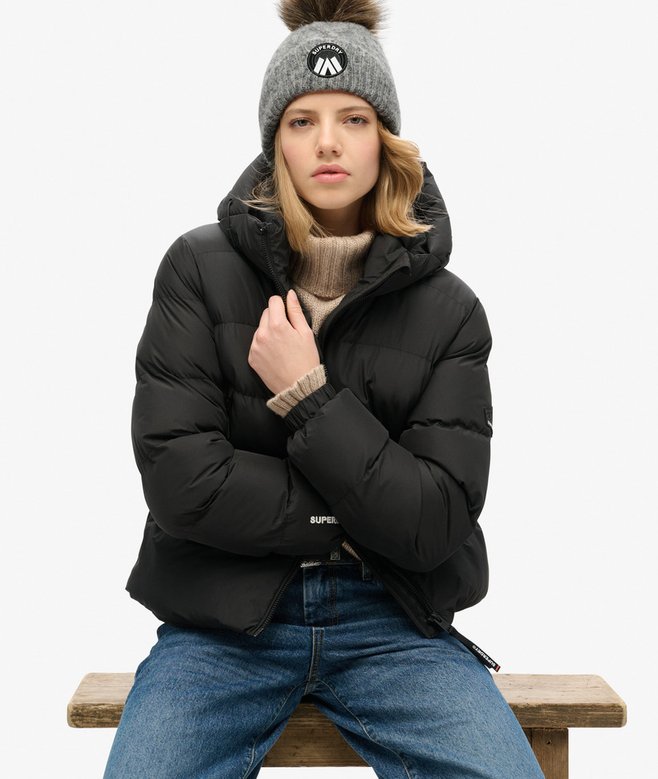 superdry Gorro de punto trenzado Luxe Venta caliente