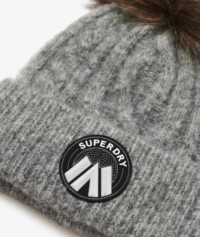 superdry Gorro de punto trenzado Luxe Venta caliente