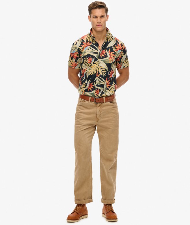 superdry Camisa con estampado hawaiano Ventas relámpago